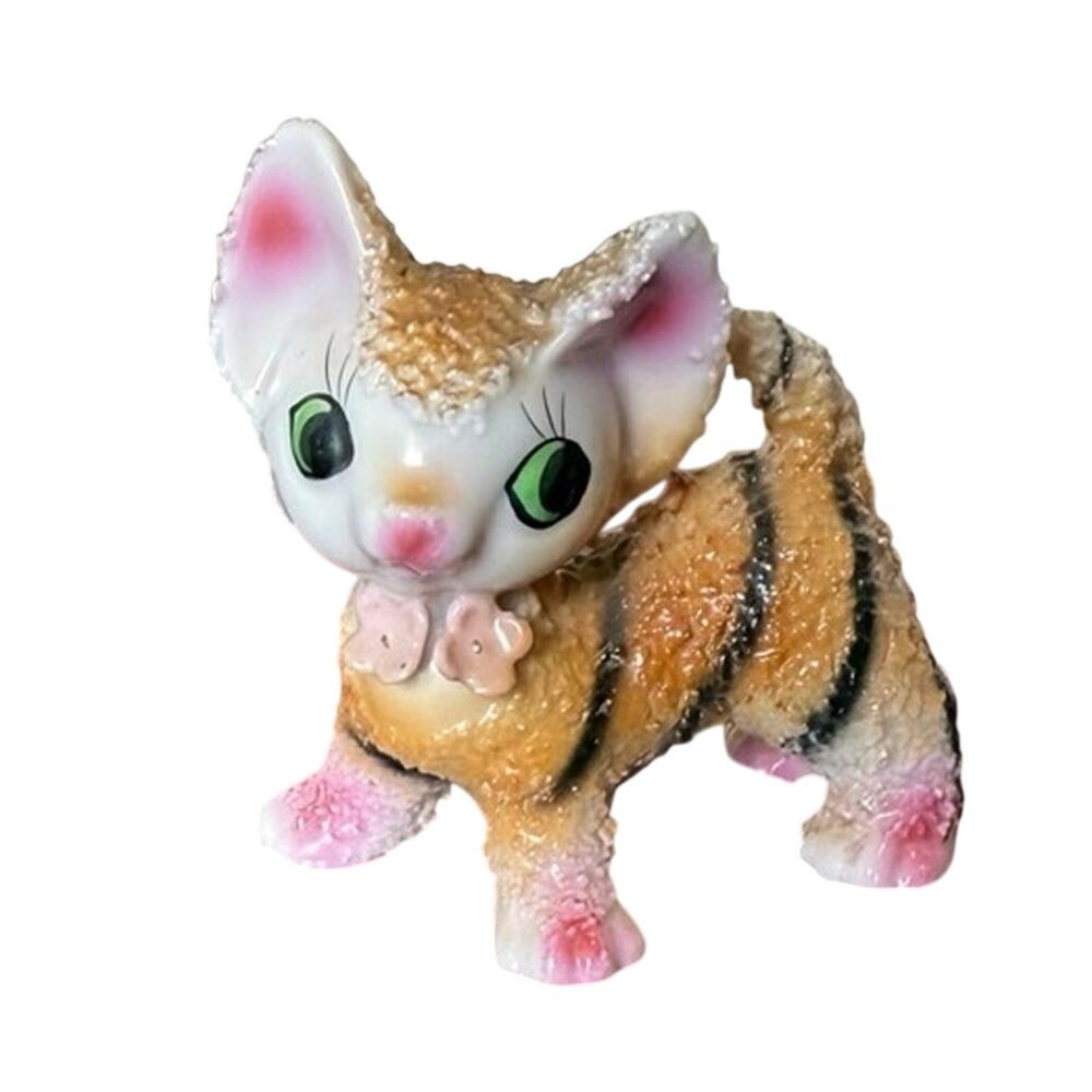 Vintage Sugar‑Texture Kitten • Japan • 1950s